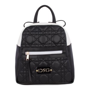 Backpack Eco Leather Quilted 241-1420-BL